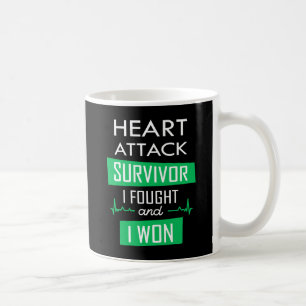 Mug Survivant d'une crise cardiaque, j'ai combattu et 