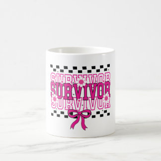 Mug Survivante du cancer Sein Cancer Rose