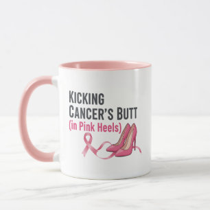 Mug Survivante Sassy qui botte le cancer dans des talo