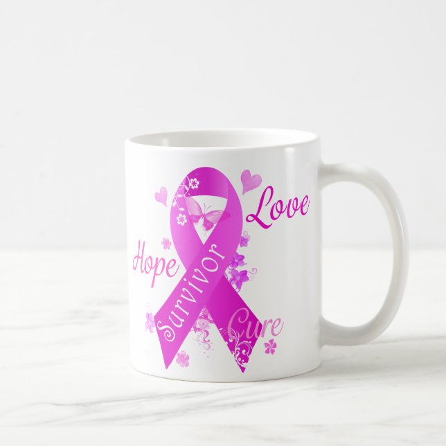 Mug Survivor Love Hope Cure (Droite)