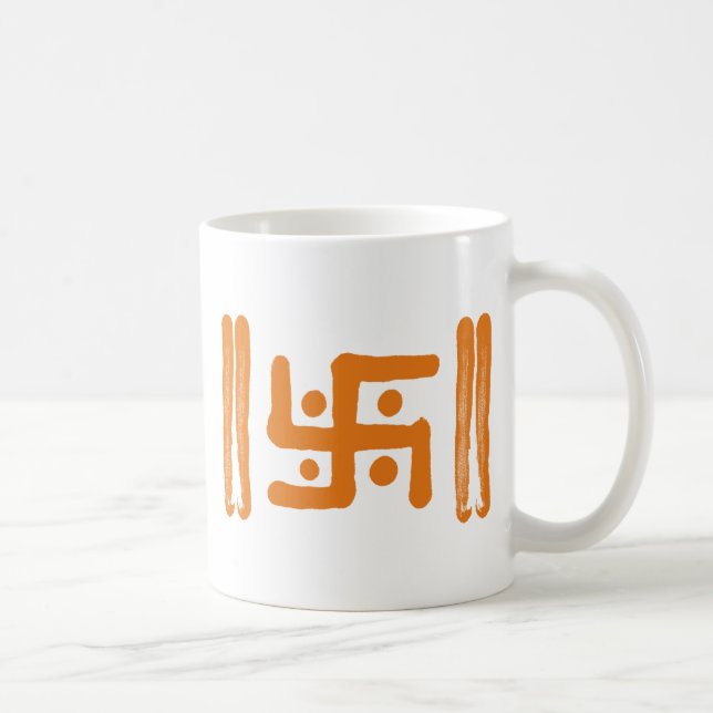 Mug Svastika : Symbole religieux indien (Droite)