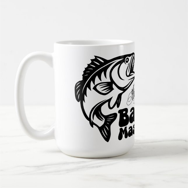 Mug SVG Custom Bass Master fishing (Gauche)
