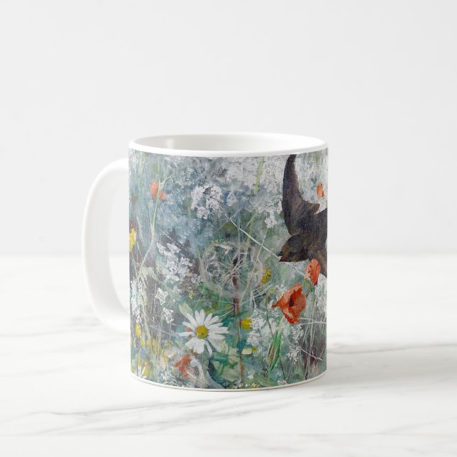 Mug Swallow and Flower Field, Bruno Liljefors (Devant gauche)