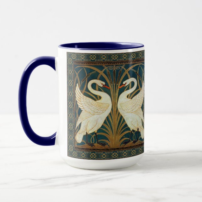 Mug Swan, Rush et Iris par Walter Crane (Gauche)