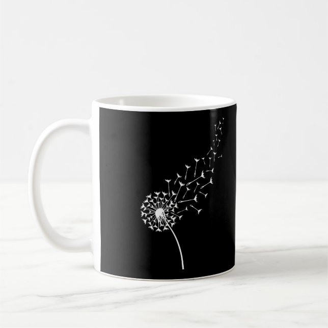 Mug Sweat - shirt à capuche blanc Dandelion (Gauche)