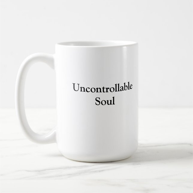Mug Sweat - shirt à capuche d'âme incontrôlable (Gauche)