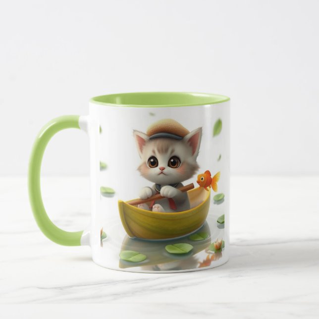 Mug Sweatshirt embarcation aventurier Kitten (Gauche)