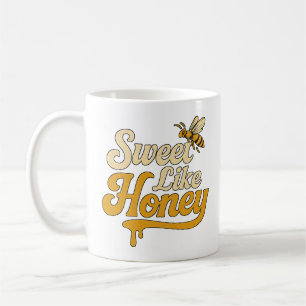 Mug Sweet Like Honey Retro Typographie