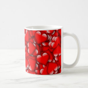 Mug Sweet Romantique Valentine Love Hearts Rouge