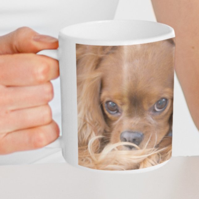 Mug Sweet Ruby Cavalier King Charles Spaniel (Captivating gaze and timeless elegance - this mug exudes charm.)