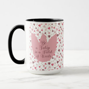 Mug Sweet Simple Tulip Motif rose, toutes les directio