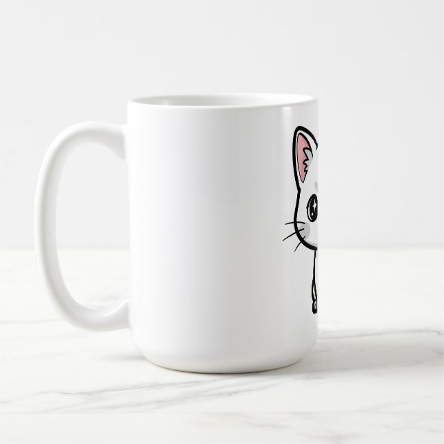 Mug Sweet White Kitten (Gauche)