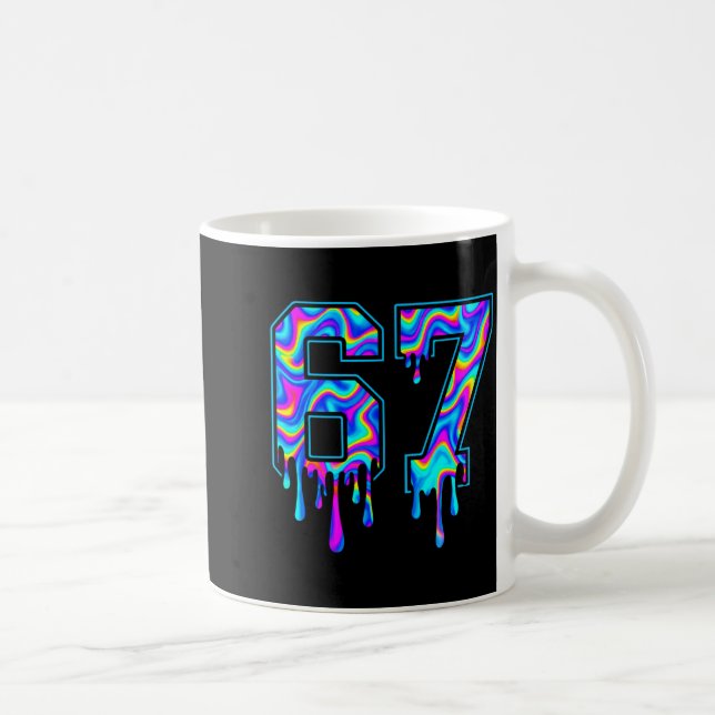 Mug Swirl Six Seven Drip 6 7 Meme Gen Alpha Slang  (Droite)