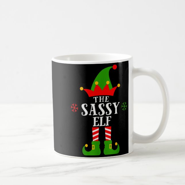Mug Sy Elf Funny Matching Family Group Christmas Pajam (Droite)