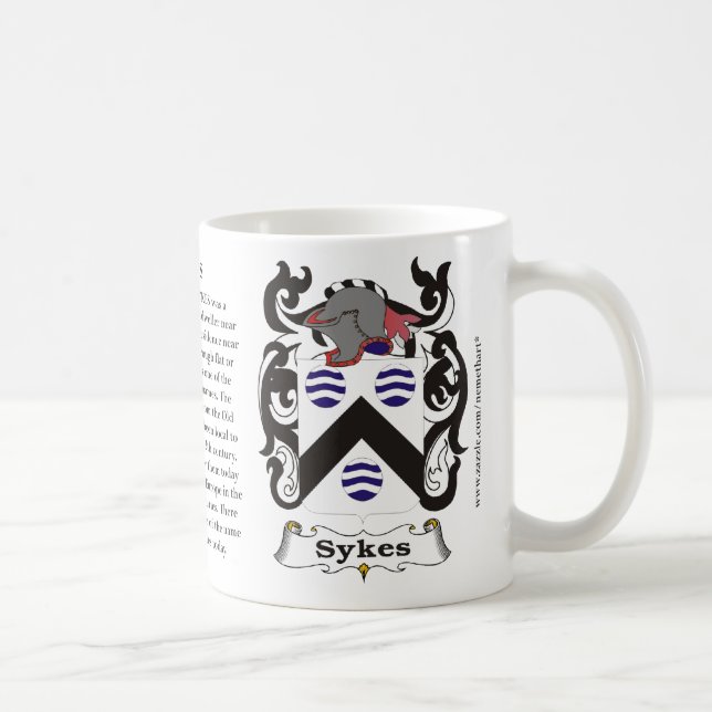 Mug Sykes, l'origine, la signification et la crête (Droite)