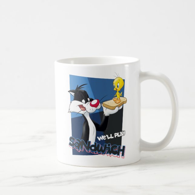 Mug SYLVESTER™ & TWEETY™ "Nous allons jouer au sandwic (Droite)
