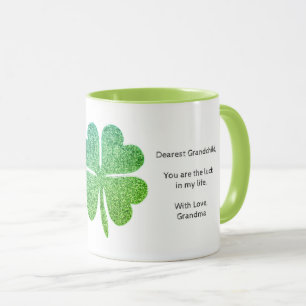 Mug Symbole à quatre feuilles Clé à bonne chance Te