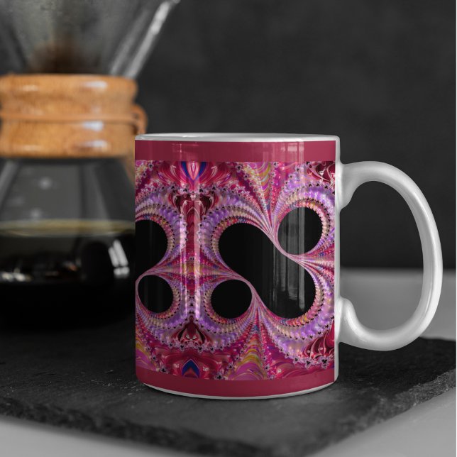 Mug Symbole Abstrait en pourcentage fractal (Créateur téléchargé)
