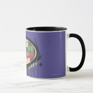 Mug Symbole Batman   Logo rouge violet vert