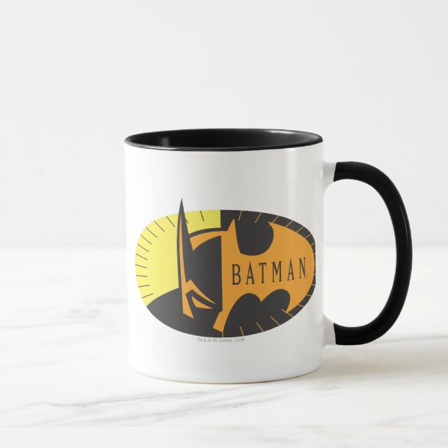 Mug Symbole Batman | Logo Silhouette (Droite)