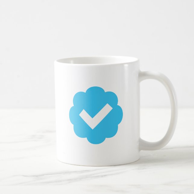 Mug Symbole de compte vérifié (Droite)