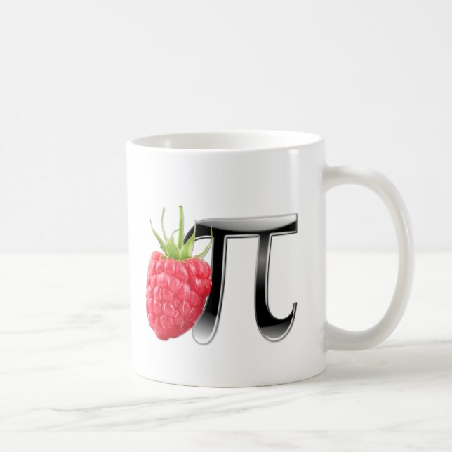 Mug Symbole de framboise et de pi (Droite)