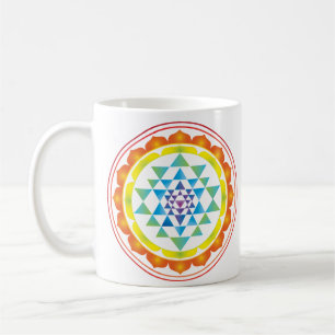 Mug Symbole de géométrie sacrée mystique du Sri Yan