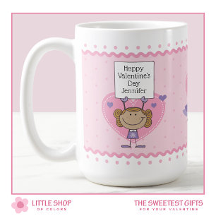 Mug Symbole de la Fille Inséparables Saint-Valentin