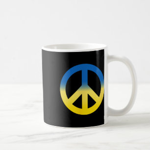 Mug Symbole de la paix - Couleurs du drapeau de l'Ukra