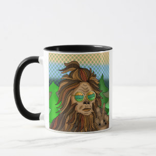 Mug SYMBOLE DE LA PAIX Sasqautch   Squatcher certifié