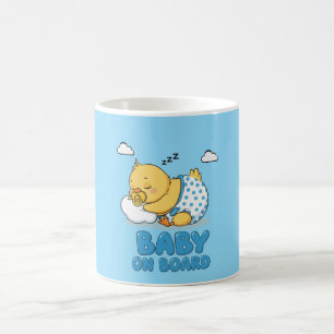 Mug Symbole de la voiture de poussette "Baby on Board"