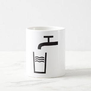Mug Symbole de l'eau du robinet