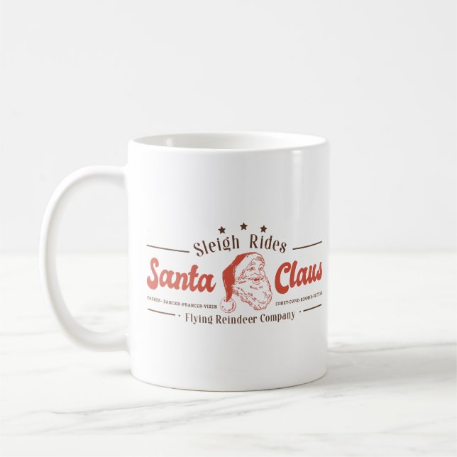 Mug Symbole de Noël du Père Noël (Gauche)