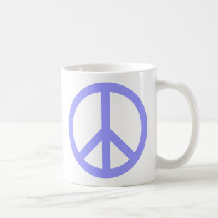 Mug Symbole de paix bleu