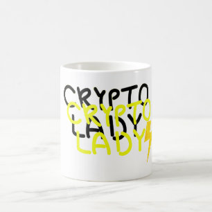 Mug Symbole d'énergie Funky Crypto Lady