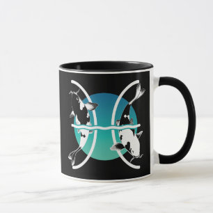 Mug Symbole des Poissons - Symbole zodiaque astrologiq