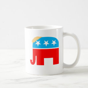 Mug Symbole du Président Trump Hair GOP Elephant