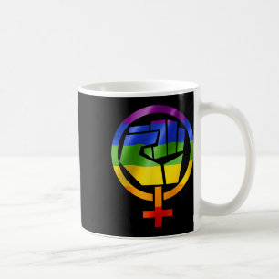 Mug Symbole féministe Lgbt résister à la fierté Poing