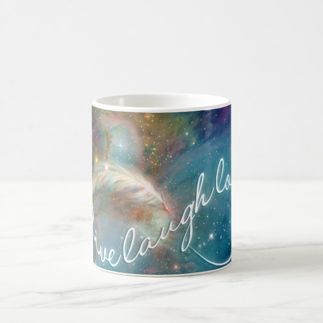 Mug Symbole infinité de "Live Laugh Love" mystique (Centre)