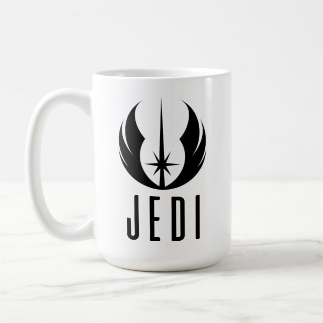 Mug Symbole Jedi noir (Gauche)