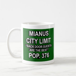 Mug Symbole Limite Ville de Mianus Connecticut Funny