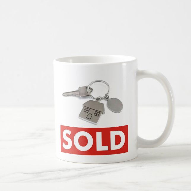 Mug Symbole Rouge Blanc Vendu (Droite)