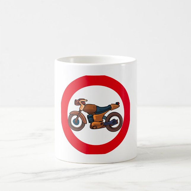 Mug Symbole routier de moto (Créateur téléchargé)