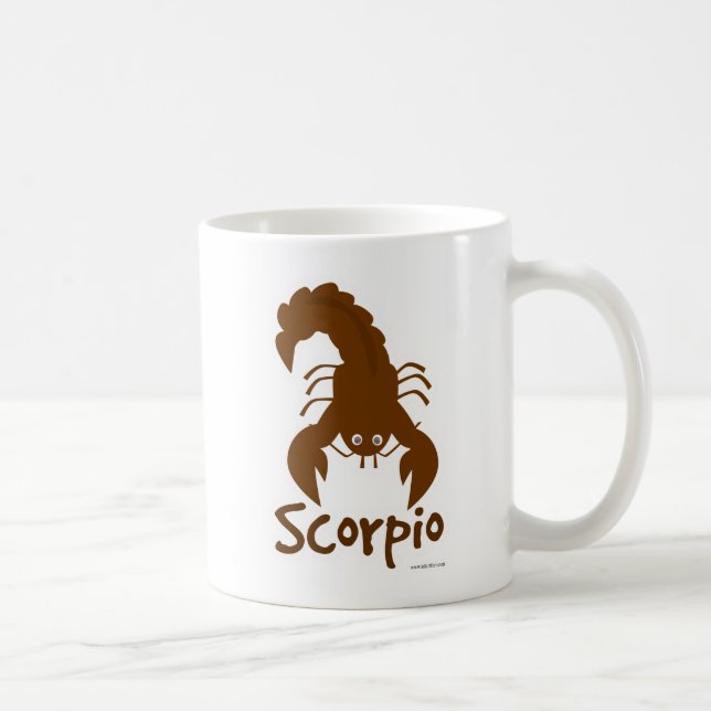 Mug Symbole Scorpio mignon Scorpion 2 côtés (Droite)