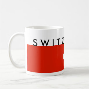 Mug Symbole suisse de nation de drapeau de pays de la