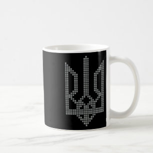 Mug Symbole ukrainien gris Tryzub sur la poitrine - Uk