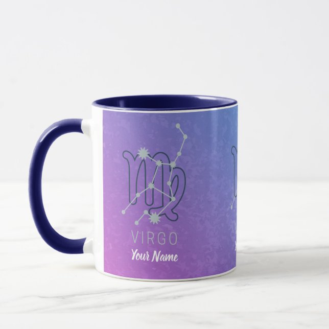 Mug Symbole Virgo Zodiac Star Horoscope Constellation (Gauche)