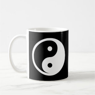 Mug Symbole Yin Yang - tatouage solide design 2