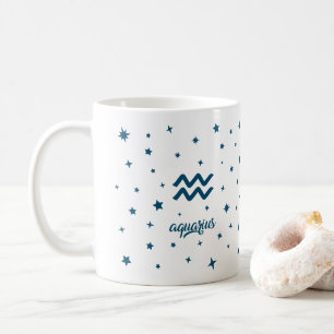 Mug SYMBOLE Zodiaque Aquarius Astrologie Anniversaire 