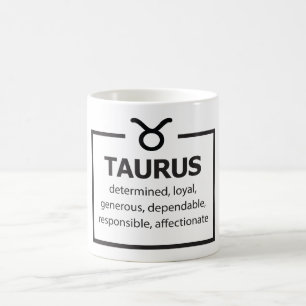 Mug Symbole zodiaque céleste Mug/Taurus